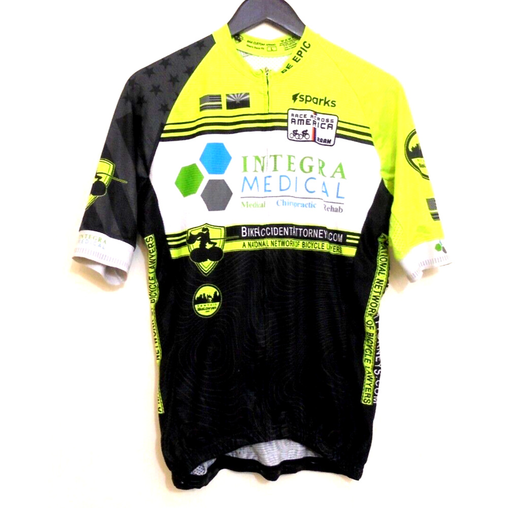 Cycling Jersey Race Fit Large BAA Custom Apparel Men's Shirt